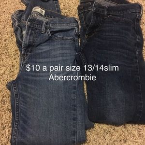 Boys Abercrombie jeans size13/14s